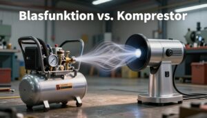 Kann die Blasfunktion einen Druckluftkompressor ersetzen?