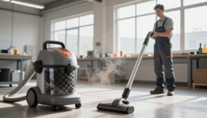 Wie lässt sich ein Industriestaubsauger zusätzlich leiser machen?